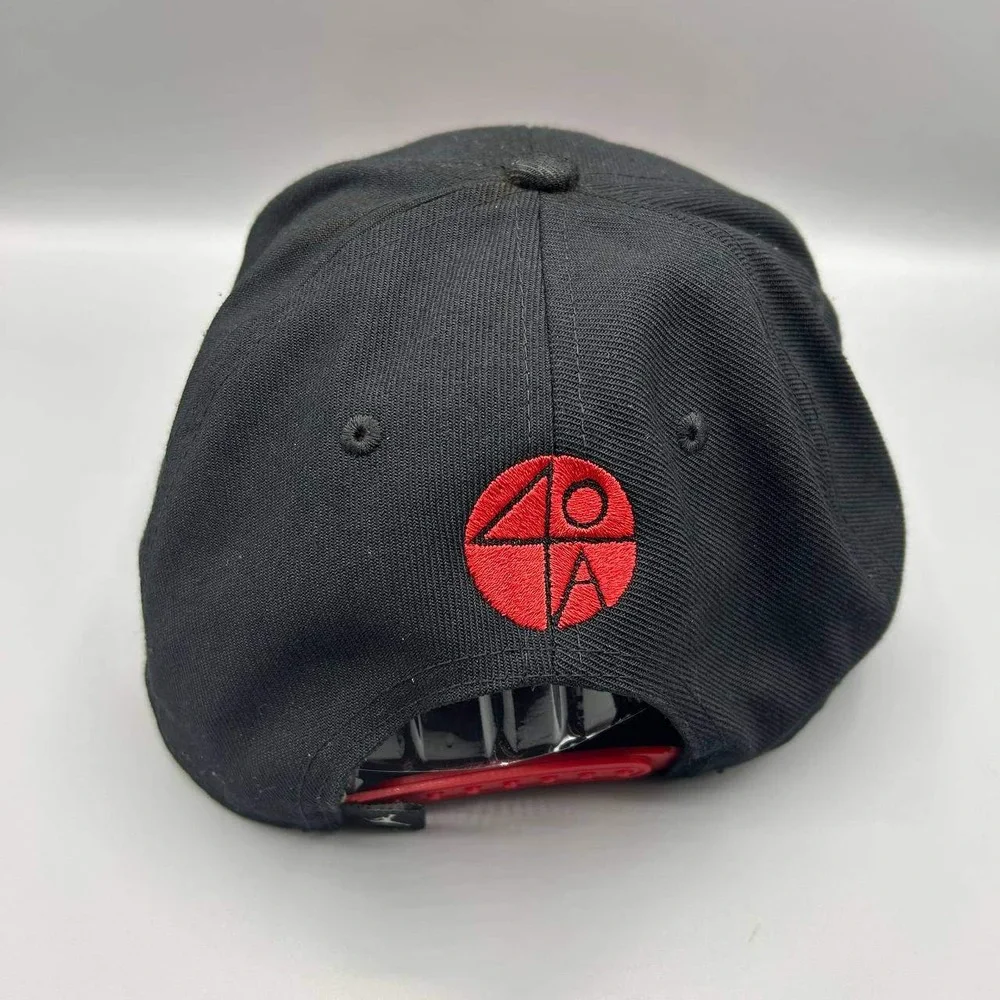 Air Jordan Hat Men Black Red Embroidered Jumpman Spike 40 Snap Back Cap‎
